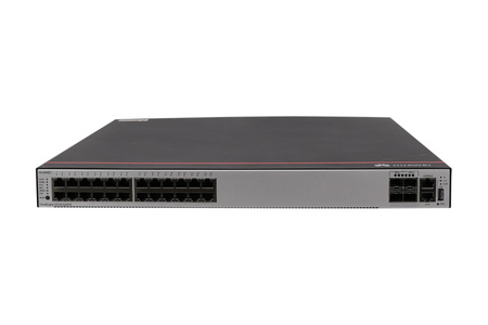 S5735-S24P4X - (24x10/100/1000BASE-T ports, 4x10GE SFP+ ports, PoE+, without power module), Huawei CloudEngine S5700 Switch