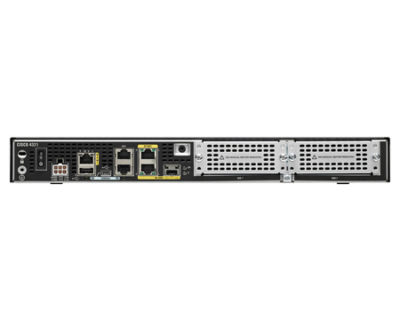 ISR4321-VSEC/K9 - (2GE, 2NIM, 4G FLASH, 4G DRAM, IP Base, SEC, UC), Cisco ISR 4321 Router