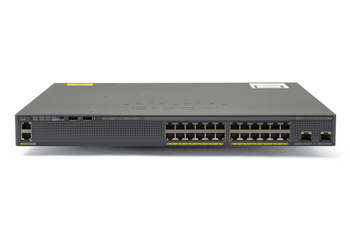WS-C2960XR-24PD-I - 24x 1GE RJ45, PoE+ 370W 802.3at, uplink 2x 10G SFP, IP Lite, L3, Stack, Cisco Catalyst 2960-XR Switch