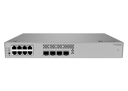 S310S-8P4JX - 8x 1GE RJ45 PoE+, 2x 10GE SFP+, 2x 2.5GE SFP, zasilacz AC, Huawei eKitEngine S310S Switch