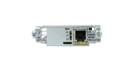 Cisco 1-Порт RJ-48 Multiflex Trunk - E1 G.703 Voice/Wan Інтерфейсна карта - 1 x E1