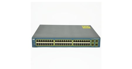 WS-C3560-48TS-S - 48 10/100 + 4 SFP, IP Base, Cisco Catalyst 3560 Switch