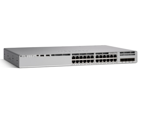 C9200L-24T-4G-A - 24x 1G RJ45, 4x 1G SFP, Network Advantage, Cisco Catalyst 9200L Switch