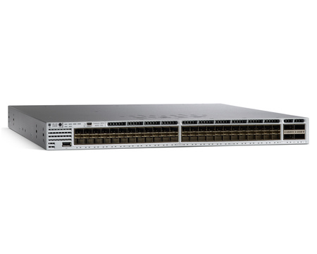 WS-C3850-48XS-F-E - 48x 10G SFP+, uplink 4x 40G QSFP+, kierunek powietrza Back-to-Front, opr. IP Services, Warstwa L3, Cisco Catalyst 3850 Switch