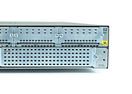 ISR4351-VSEC/K9 - (3GE, 3NIM, 2SM, 4G FLASH, 4G DRAM, IPB, SEC, UC, PVDM4-64), 200Mbps->400Mbps, Cisco ISR 4351 Router