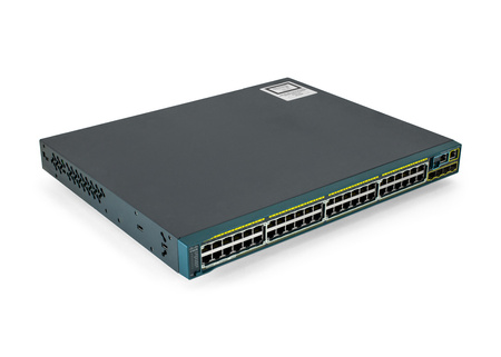 WS-C2960S-48FPS-L - 48x 1GE RJ45, uplink 4x 1G SFP, PoE+ 740W 802.3at, opr. LAN Base, Cisco Catalyst 2960S Switch