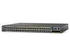WS-C2960S-F48FPS-L - 48x FE 10/100 RJ45, PoE+ 740W 802.3at, uplink 4x 1G SFP, opr. LAN Base, Warstwa L2, 1U, Stack, Cisco Catalyst 2960-SF Switch