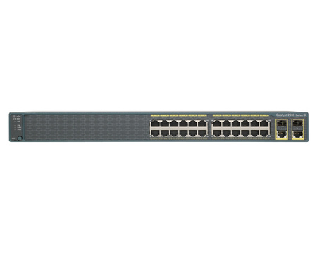 WS-C2960-24TC-S - 10/100 + 2 T/SFP LAN Lite Image, Cisco Catalyst 2960 24 Комутатор