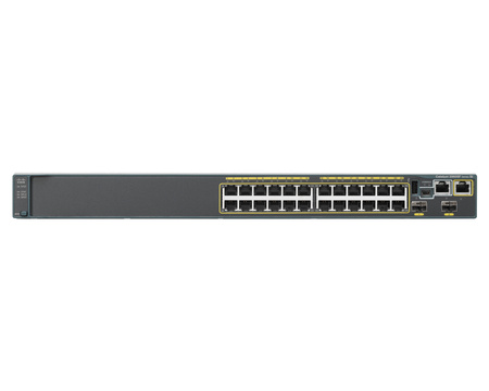 WS-C2960S-F24TS-S - 24x FE 10/100 RJ45, uplink 2x 1G SFP, opr. LAN Lite, Warstwa L2, 1U, Cisco Catalyst 2960-SF Switch