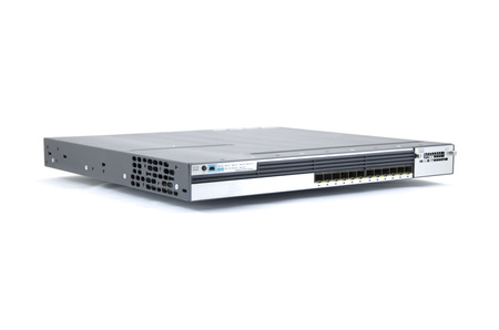 WS-C3750X-12S-E - 12x 1G SFP, IP Services, zasilacz 350W AC, Stack, L3, Cisco Catalyst 3750-X Switch