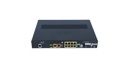 C897VAB-K9 - VDSL2/ADSL2+ over POTs, ISDN, 9x 1GE RJ45, 1x 1GE Combo SFP/RJ45, Licencja security, Cisco 897 Router