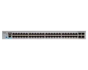 WS-C2960L-48TS-LL-RF - 48x 1GE RJ45, uplink 4x 1G SFP, LAN Lite, L2, 1U, Fanless, Chłodzenie pasywne, Cisco Catalyst 2960-L Switch