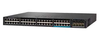 WS-C3650-12X48UR-L - 36x 1G RJ45, 12x 100MB/1G/2.5G/5G/10G RJ45, Uplink 8x10G SFP+, zasilacz 1x 1100W AC, 1U, L2, opr. LAN Base, Cisco Catalyst 3650 Switch