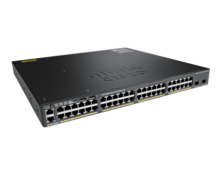 WS-C2960XR-48FPD-I - 48x 1GE RJ45, PoE+ 740W 802.3at, uplink 2x 10G SFP, IP Lite, L3, Stack, Cisco Catalyst 2960-XR Switch
