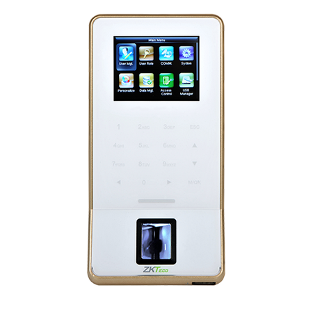 F22 - Czytnik Kart RFID, PIN, Biometria - Wewnętrzny,Wskaźnik LED, Sygnał dzwiękowy, Wiegand - nie wymaga kontrolera - KD RCP ZKTeco