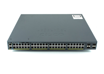 WS-C2960X-48FPS-L - 48x 1GE RJ45, PoE+ 740W 802.3at, uplink 4x 1G SFP, LAN Base, L2, Stack, Cisco Catalyst 2960-X Switch