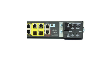 Комутатор Cisco CGS 2520 Комутатор, front/rear cabling w/2GE, 24 x 10/100 copper
