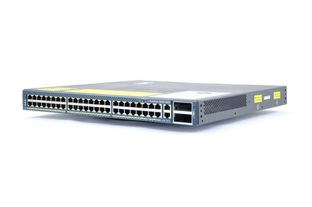 WS-C4948-10GE-E - 48x 1G RJ45, uplink 2x 10G X2, 1x Zasilacz AC, opr. Enterprise Services, Warstwa L3, PIM, Cisco Catalyst 4948 Switch