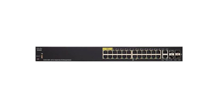 SG350-28MP-K9-EU - 28-port Gigabit POE 382W Managed, Cisco SMB Switch