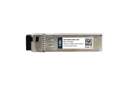 SFP-WDM-10KM-1550 - Moduł WDM do HP 1550nm SFP 1G LC 10km DDM, CML nowy замінник Transceiver