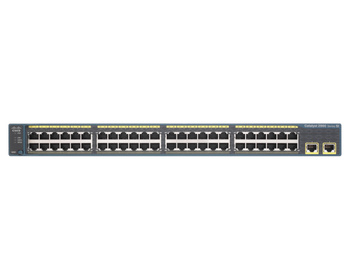 WS-C2960-48TT-L - 48x FE 10/100 RJ45, uplink 2x 1GE RJ45, opr. LAN Base, Warstwa L2, 1U, Cisco Catalyst 2960 Switch