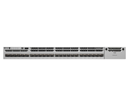 WS-C3850-24S-E - Stackable 24 SFP Ethernet порти, з 350WAC power supply, 1 RU, IP Services, Cisco Catalyst 3850 Комутатор
