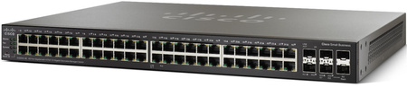 Комутатор Cisco SMB Stackable Managed 48x 1GE [RJ45], 2x 10G [SFP+], 2x 10G [SFP+/RJ45]