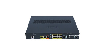 C897VAB-K9 - VDSL2/ADSL2+ over POTs, ISDN, 9x 1GE RJ45, 1x 1GE Combo SFP/RJ45, Licencja security, Cisco 897 Router