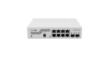 CSS610-8G-2S+IN - 8x 1GE RJ45, uplink 2x 10G SFP+, PoE, MikroTik Switch