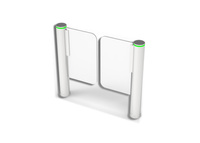 TS-SBT3000S-D-  Bramka uchylna podwójna wykonana ze stali nierdzewnej SUS304 + skrzydło akrylowe