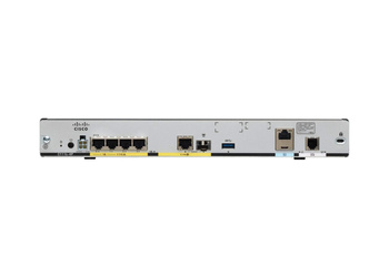 C1116-4P - 4x 1GE RJ45 LAN, 1x 1GE RJ45/SFP Combo WAN, 1x DSL ADSL2/VDSL2+ (Annex B/J ISDN) WAN, Chłodzenie pasywne, zasilacz w komplecie, Cisco ISR 1100 Router