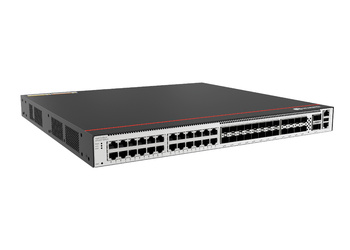 S6750-S24T16X8Y2CZ – 24x 1GE RJ45, 16x 10GE SFP+, 8x 25GE SFP28, 2x 100GE QSFP28, slot na kartę rozszerzeń, bez zasilacza, Huawei S6750 Switch