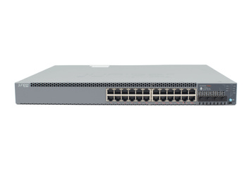 EX3400-24P - 24x 1GE RJ45, PoE+ 802.3at 370W, uplink 4x 10G SFP+, 2x 40G QSFP+, L3, Juniper EX3400-24P Switch