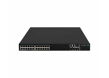 R9L63A – 24x 1G RJ45 PoE+ 802.3at 720W, uplink 4x 10G SFP+, L3, HPE FlexNetwork 5140 HI 24G PoE+ 4SFP+ 1-slot