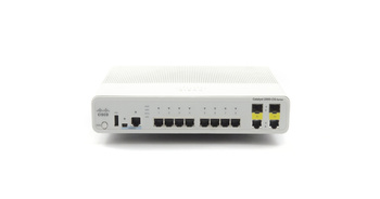WS-C2960CG-8TC-L - 8x 1GE RJ45, uplink 2x 1G Combo RJ45/SFP, LAN Base, L2, Cisco Catalyst 2960-C Compact Switch