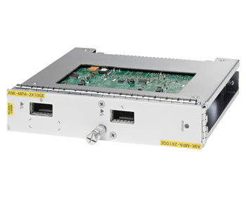 ASR 9000 2-port 10-Gigabit Ethernet Modular Port Adapter, requires XFP optics