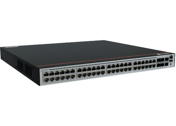 S5735-S48PN4XE-V2 - 48x 2.5GE RJ45 (PoE+), 4x 10G SFP+, 2x 12x G SFP Stack, L3, bez zasilaczy, Huawei S5735-S-V2 Switch