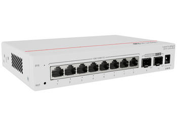 S5751-L8T2J-RUA - 8x 1GE RJ45, uplink 2x 2.5G SFP, chłodzenie pasywne, zasilacz w zestawie, L2, Huawei CloudEngine S5751-L Switch