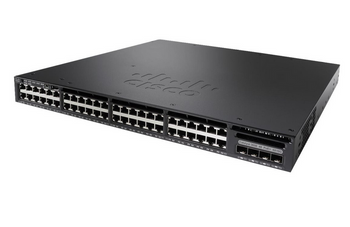 WS-C3650-48FQM-L - 48x 1GE RJ45, PoE+ 802.3at 775W, uplink 4x10G SFP+, Zasilacz 975W, 1RU, L2, opr. LAN Base, Cisco Switch Catalyst 3650