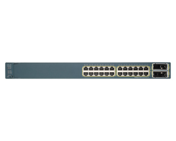 WS-C3560E-24PD-S - 24x 1GE RJ45, PoE 802.3af, uplink 2x 10GE(X2), 750W, IP Base, Cisco Catalyst 3560E Switch