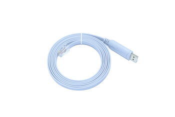 Kabel konsolowy - 1.8m, USB Typ-A -> RJ45, kompatybilny z Windows, Linux, Mac, CML