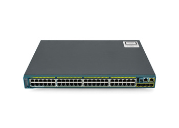 WS-C2960S-48FPS-L - 48x 1GE RJ45, PoE+ 740W 802.3at, uplink 4x 1G SFP, LAN Base, L2, Stack, Cisco Catalyst 2960-S Switch