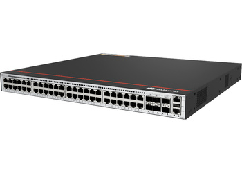 S5735-S48P4XEZ-V2 - 48x 1GE RJ45 (PoE+), 4x 10G SFP+, 2x 12G SFP Stack, L3, slot na karty rozszerzeń, bez zasilaczy, Huawei S5735-S-V2 Switch