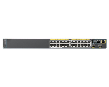 WS-C2960S-F24PS-L - 24x FE 10/100 RJ45, PoE+ 370W 802.3at, uplink 2x 1G SFP, LAN Base, Warstwa L2, 1U, Stack, Cisco Catalyst 2960-SF Switch