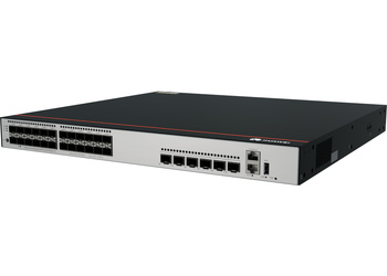 S5735-S24HS4XE-V2 - 24x 1G SFP, 1x DB50 (24x 1G PoE++), 4x 10G SFP+, 2x 12G SFP Stack, L3, HuaweiCloudEngine S5735-S-V2 Switch