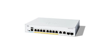 C1200-8P-E-2G - 8x 1GE RJ45, PoE+ 67W 802.3at, uplink 2x 1G SFP/RJ45 Combo, L3, 19'', Cisco C1200 Switch