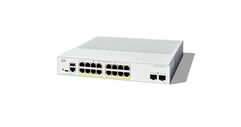 C1200-16P-2G - 16x 1GE RJ45, PoE+ 120W 802.3at, uplink 2x 1G SFP, warstwa 3, Chłodzenie Pasywne, Cisco C1200 Switch