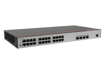 S5735R-L24P4X-A-V2 - 24x 1GE RJ45 (PoE+ 400W), 4x 10G SFP+, AC, L3, Huawei CloudEngine S5735R-L Switch