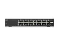 SG112-24-EU - Switch Cisco SG112-24 COMPACT 24-port Gig Switch-2 Mini-GBIC Ports Small Business 110