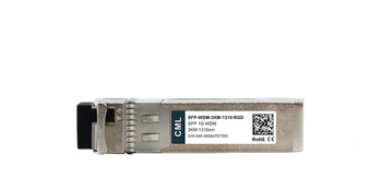 SFP-WDM-3KM-1310-RGD - Moduł optyczny WDM Jednomodowy 1310nm, 1G, SFP, LC, 3km, DDM, Simplex, CML Transceiver [-40°C~85°C]